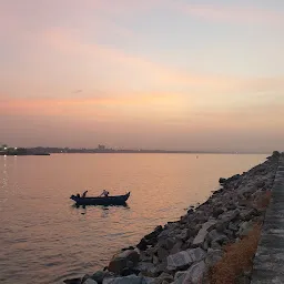 Thangassery Fishery Harbour.