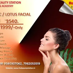 The Beauty Station Salon Spa and Academy - Best Ladies Salon in Varanasi | Best Bridal Makeup in Varanasi