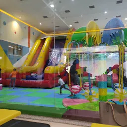 The Jump Zone, Kids Play Area, Kids play zone,Kids Birthday Party Venue, Kids birthday party hall.