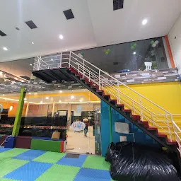 The Jump Zone, Kids Play Area, Kids play zone,Kids Birthday Party Venue, Kids birthday party hall.