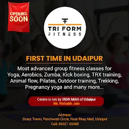 Tri Form Fitness | Best Group Fitness Studio in Udaipur| Yoga Studio | Aerobics | Zumba | CrossFit | HIIT