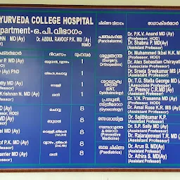 Vaidyaratnam Ayurveda College Hospital