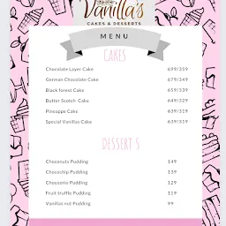 Vanilla's-Cakes & Dessert's