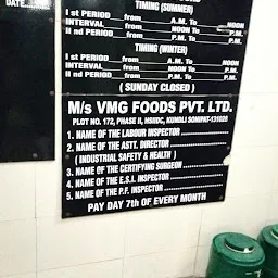 VMG FOODS PVT LTD