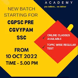 AAROH ACADEMY An INSTITUTE FOR CGPSC BANK SSC CGVYAPAM & OTHER COMPETITIVE EXAMS