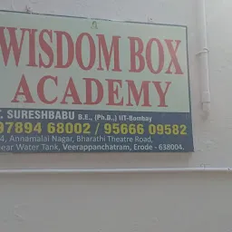 WISDOM BOX ACADEMY, A coaching centre by an IIT student