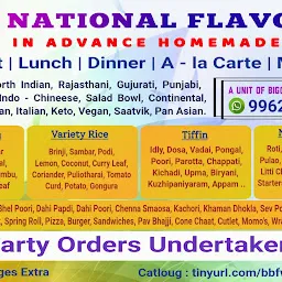Wow National Flavours Tiffin Delivery Service, Homecooked Food, Homemade Food, Vegeterian Food, Corporate Meal Box