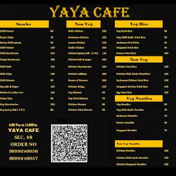 Yaya cafe sector 48 Gurgaon