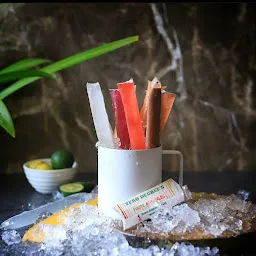 Zero degrees fruit Popsicles